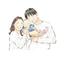 ファミリーイラスト
