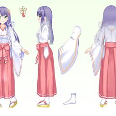 Vtuber三面図