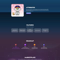 NFTミンティング（販売）ウェブサイト