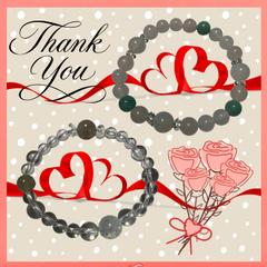 お客様がブレスレットを作った写真を送って下さいました(^^♪