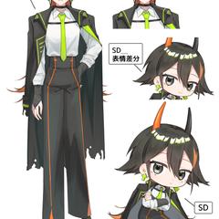 IRIAM用立ち絵/表情差分