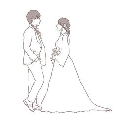 結婚式イラスト