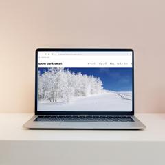 スキー場のデモサイトを作成しました。