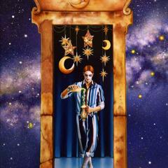 油彩画『星を創る人』