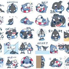 カルカロとオルカ(オリジナルキャラ)LINEスタンプ
