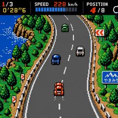 レトロレース｜ゲーム画面デザイン