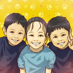 SNSアイコン用似顔絵作成