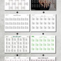 見開き席次表