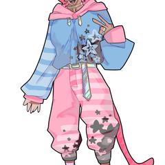 OC「レオ」の私服立ち絵
