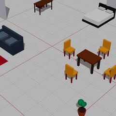 ローポリ3D家具配置ツール
