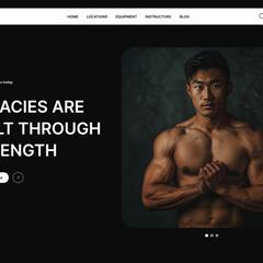 パーソナルジムのHP制作