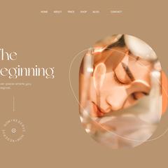 エステサロンのサイトデザイン企画