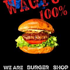 ハンバーガーショップSNS用投稿画像