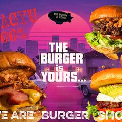 ハンバーガーショップSNS投稿用