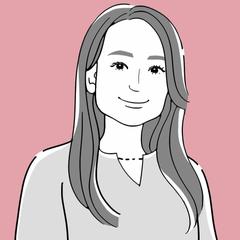 似顔絵付き名刺を作成