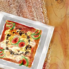 ケーキのイラスト制作