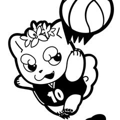 バスケットボールのチームキャラクター