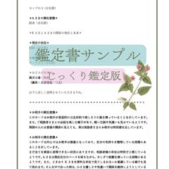 鑑定書サンプル