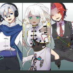Vtuberサムネ用立ち絵イラスト