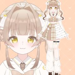 3Dモデリング用立ち絵「モカ」