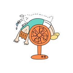 暑い日