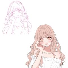 ふわふわロングヘア