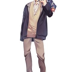 男性キャラクター立ち絵サンプル