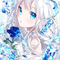 青い花