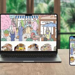 雑貨マルシェ事業運営のリニューアル制作