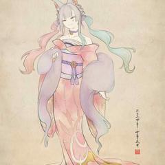 Vtuberさんの和風立ち絵