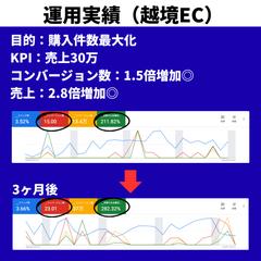 広告運用実績（越境EC）
