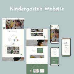 幼稚園のWebサイト（架空）