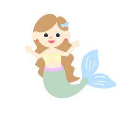 人魚姫のイラスト