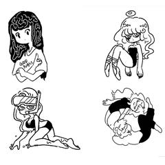 線画イラスト
