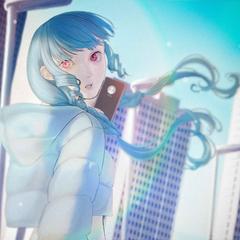 バストアップ＋簡易背景