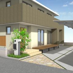 N様邸外構パース