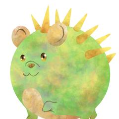 絵本のハリネズミ