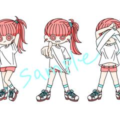 ボーカロイドのMV用イラスト