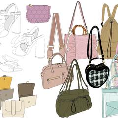 バッグ、シューズ、財布等