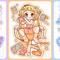オリジナルイラスト3種
