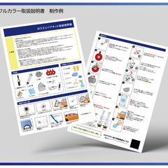 フルカラー取扱説明書デザイン