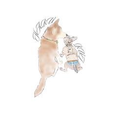 うちの子線画