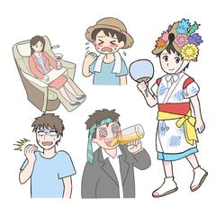 ストックイラストに投稿したものです