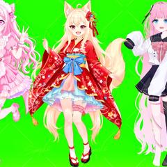 IRIAMライバーの立ち絵・ヘッダー・アイコンリング作成
