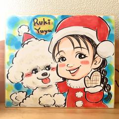 クリスマス似顔絵