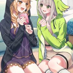 一枚絵(ペアイラスト)