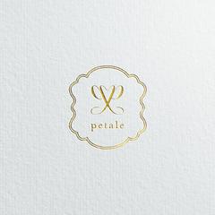 ネイルチップショップ　petale様ロゴデザイン