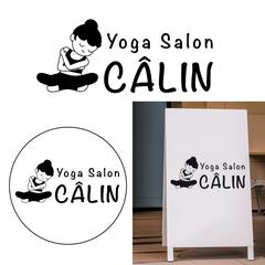 Yoga Salon CÂLIN様ロゴデザイン