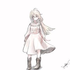 『少女』ワンドロ作品（1時間で描いた作品）