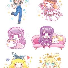人物イラスト参考用①